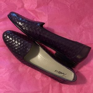 Trotters New Woven Leather Flats